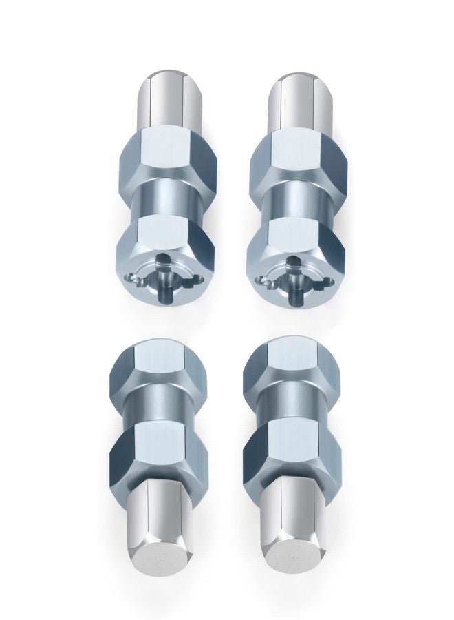 MORFUM RC 12mm Wheel Hex Drive Hubs Combiner Coupler Aluminum 15mm Offset Extension Drive Adapter for 1/10 Axial SCX10 Wraith RC Crawler Car Upgrade Parts (Titanium) - Image 3